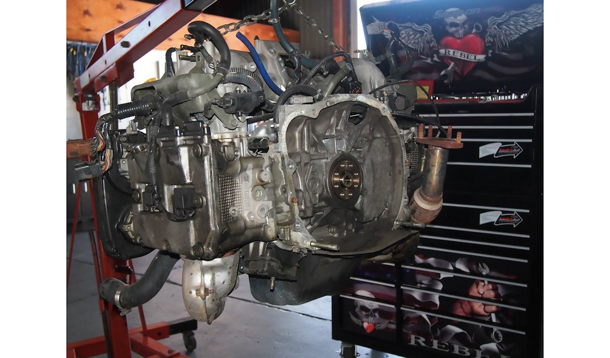 fb wrx - rear motor without clutch and gearbox